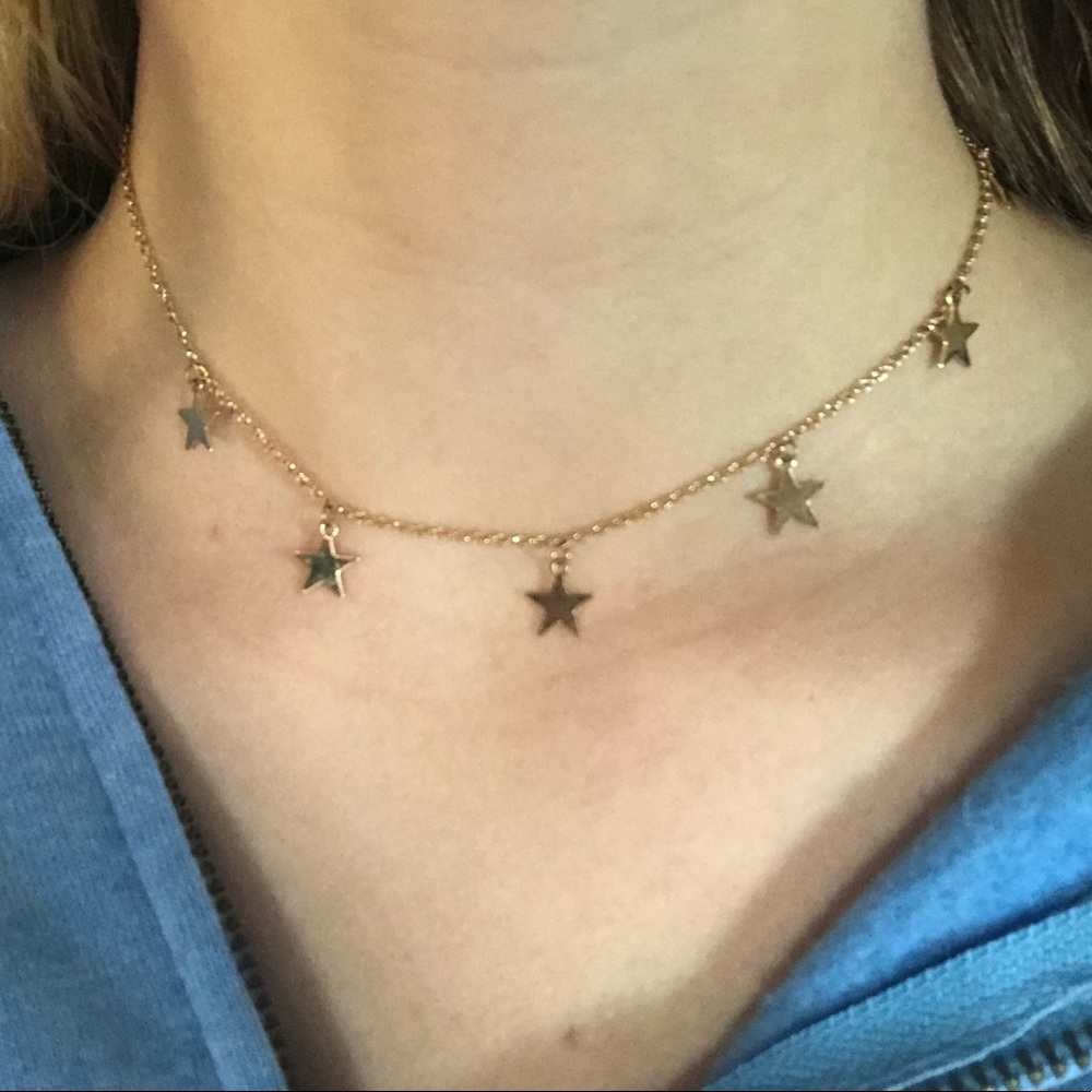 brandy melville gold star necklace